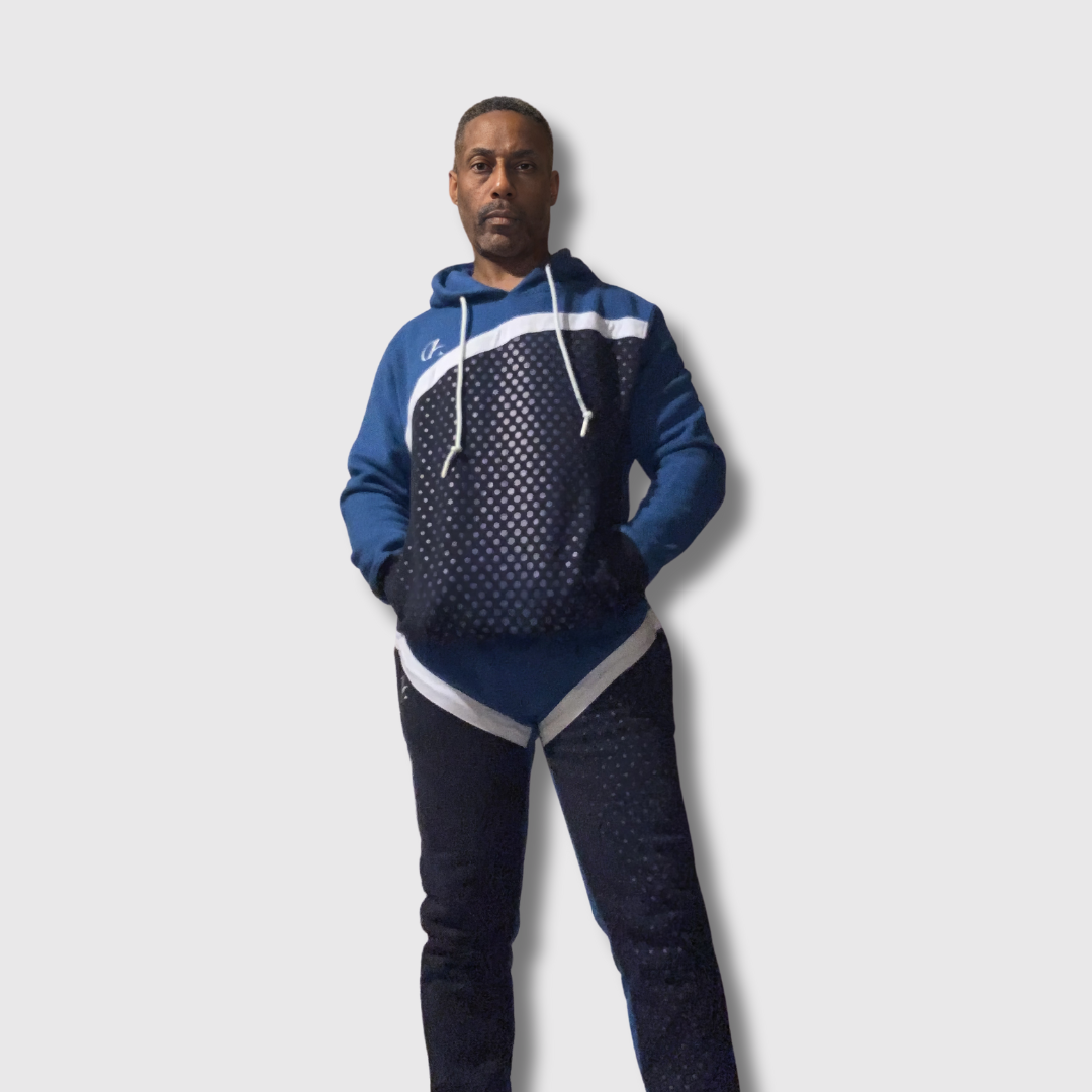 August Dynasty Limited Edition Navy Blue Polka Dot Unisex