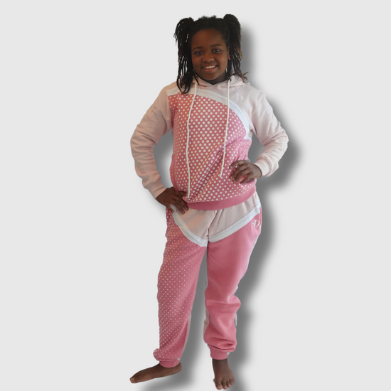 August Dynasty Limited Edition Polka Dot Blush Pink Sweatsuit | Chic & Comfortable Luxury (Copy)