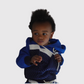August Dynasty Limited Edition Navy Blue Polka Dot Kids Sweatsuit | Luxury Comfort for Little Ones