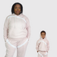 August Dynasty Limited Edition Polka Dot Blush Pink Girls Sweatsuit | Chic & Comfortable Luxury